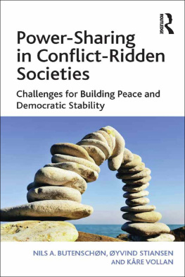 Mr Kåre Vollan - Power-Sharing in Conflict-Ridden Societies: Challenges for Building Peace and Democratic Stability