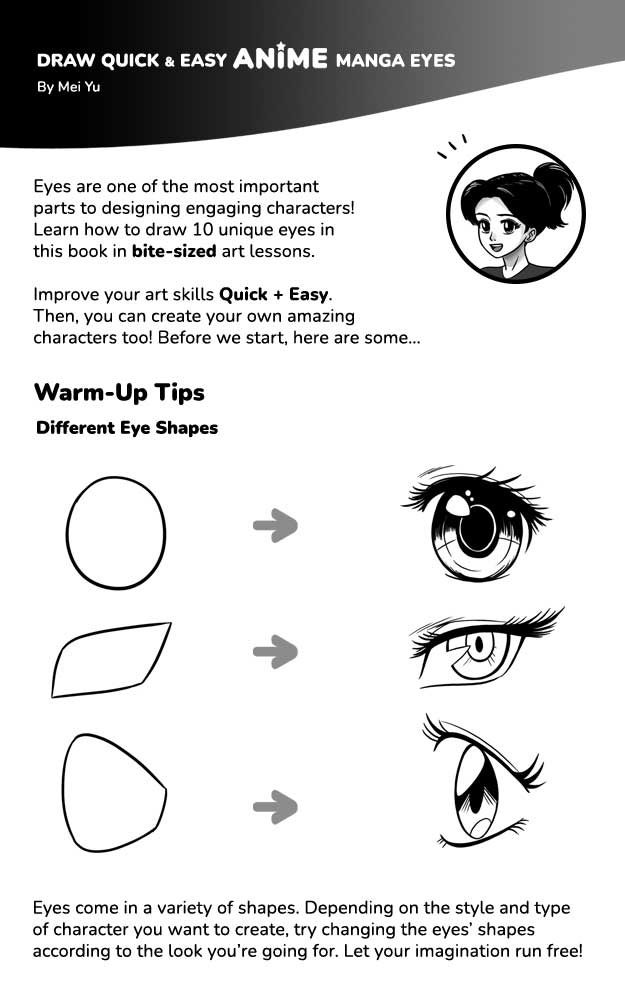 Draw Quick Easy Anime Manga Eyes - photo 4