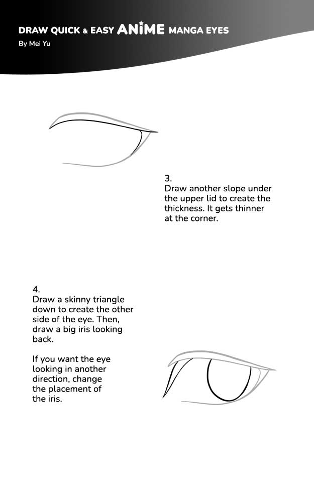 Draw Quick Easy Anime Manga Eyes - photo 14