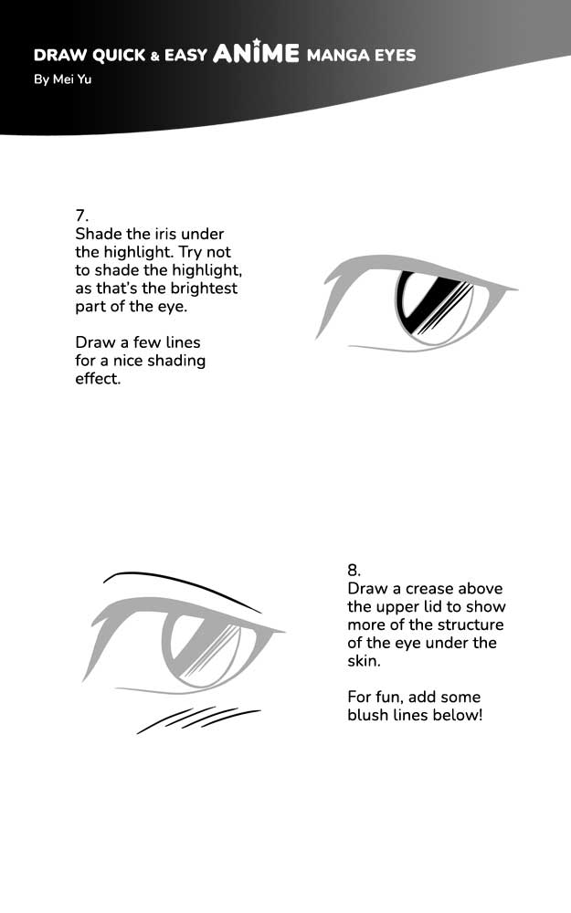 Draw Quick Easy Anime Manga Eyes - photo 16