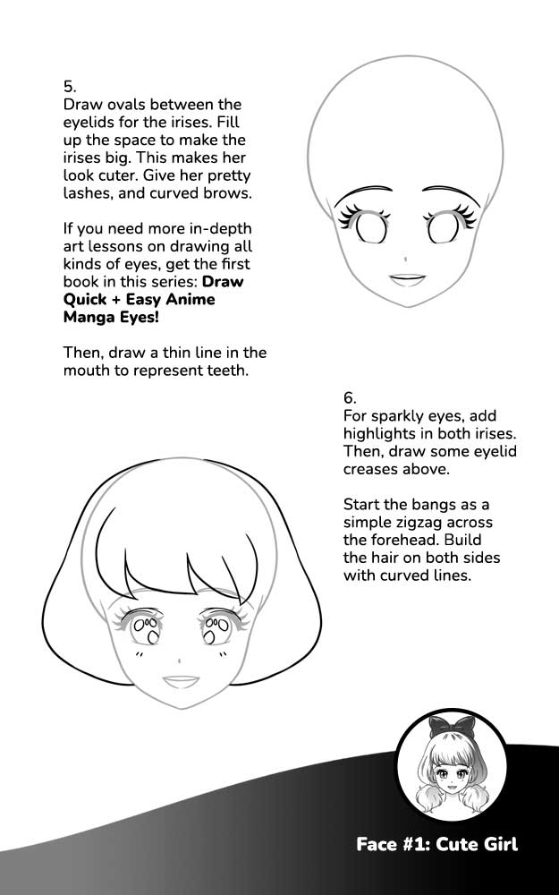 Draw Quick Easy Anime Manga Faces - photo 9