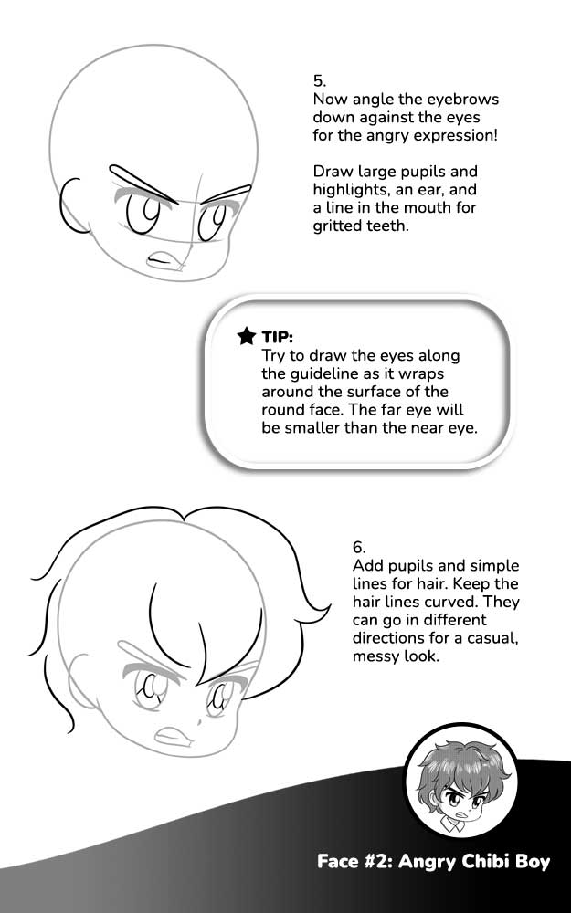 Draw Quick Easy Anime Manga Faces - photo 15