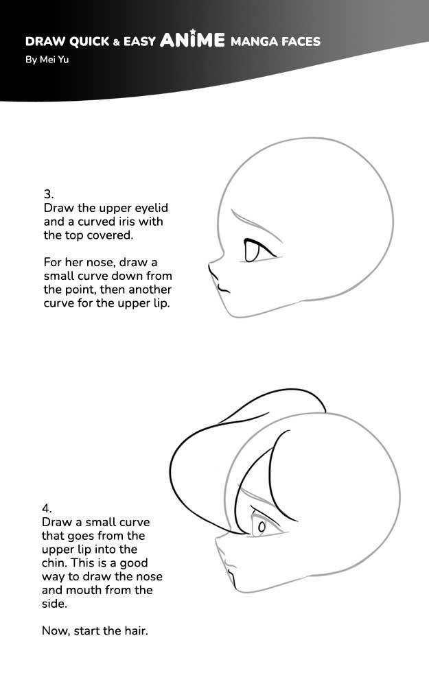 Draw Quick Easy Anime Manga Faces - photo 20