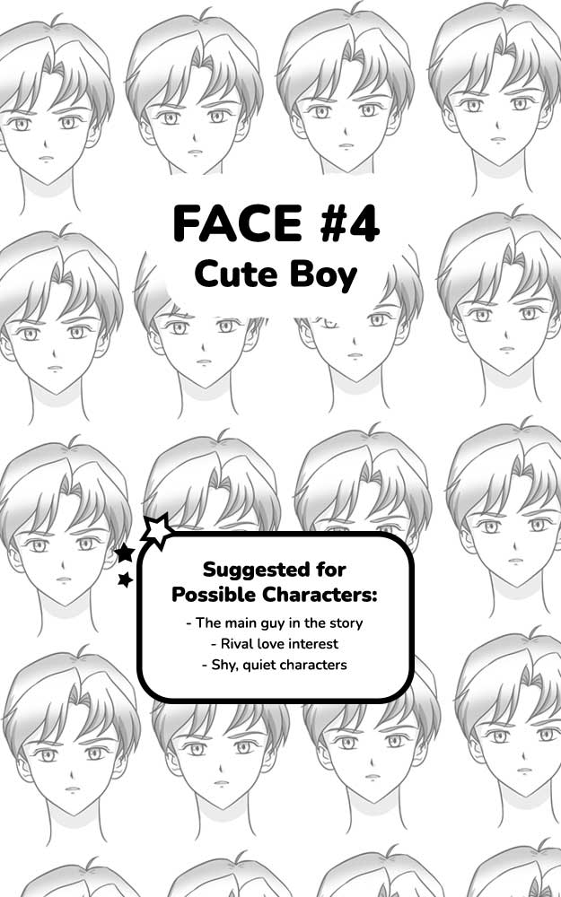 Draw Quick Easy Anime Manga Faces - photo 24