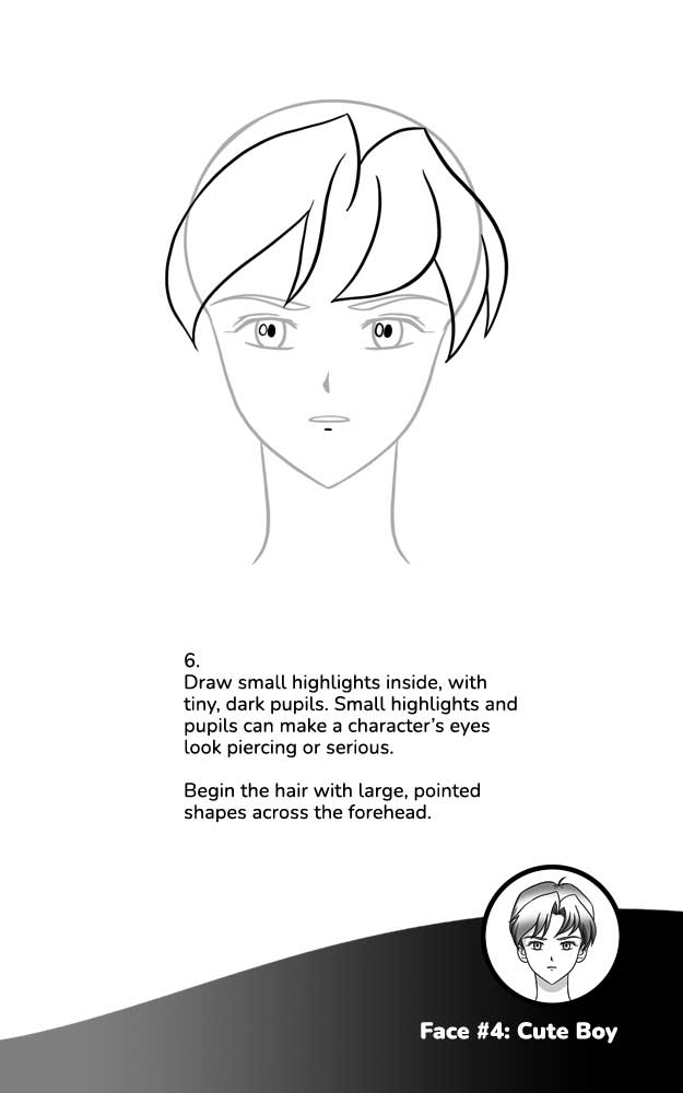 Draw Quick Easy Anime Manga Faces - photo 27