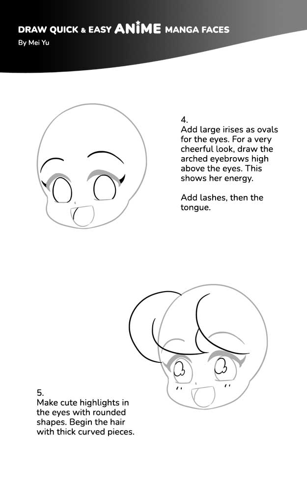 Draw Quick Easy Anime Manga Faces - photo 38