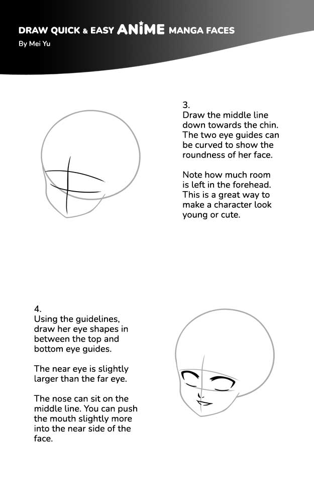 Draw Quick Easy Anime Manga Faces - photo 44