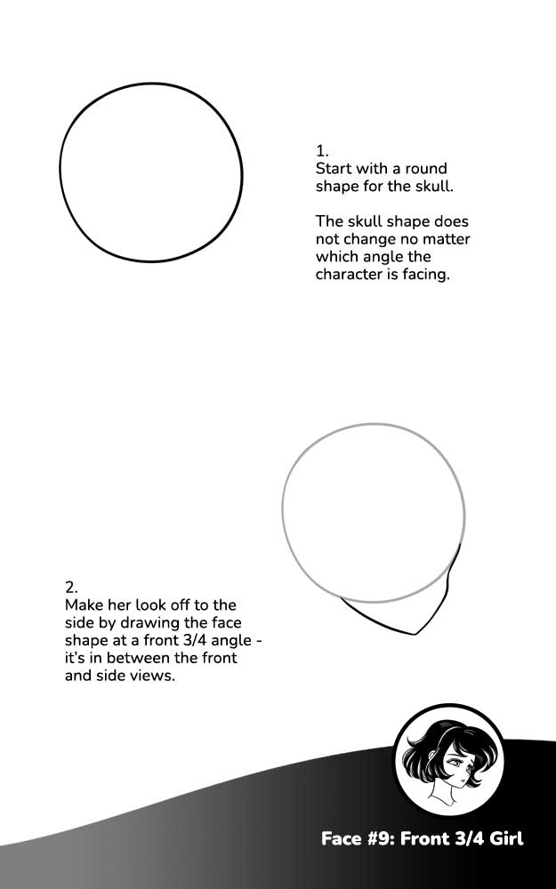 Draw Quick Easy Anime Manga Faces - photo 55