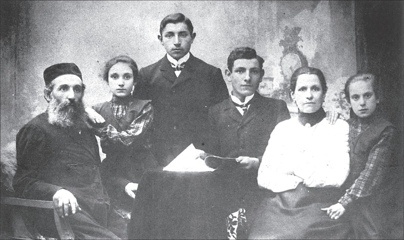 The Goldberg Family from Menkhes Street left to right Reb Isaac the cantor - photo 2