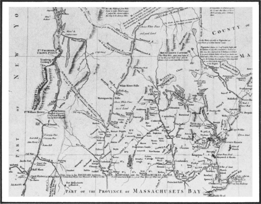 Detail from An Accurate Map of His Majestys Province of New Hampshire in New - photo 1