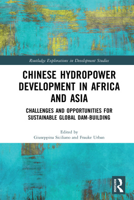 Giuseppina Siciliano Chinese Hydropower Development in Africa and Asia: Challenges and Opportunities for Sustainable Global Dam-Building