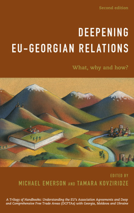 Michael Emerson Deepening Eu-Georgian Relations: Updating and Upgrading in the Shadow of Covid-19