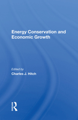 Charles J Hitch - Energy Conservation and Economic Growth