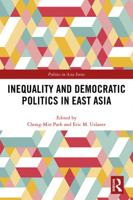 Chong-Min Park - Inequality and Democratic Politics in East Asia