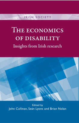 John Cullinan - The economics of disability