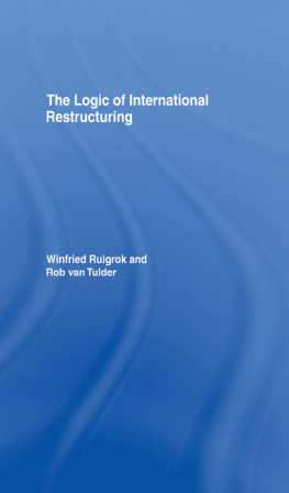 Winfried Ruigrok The Logic of International Restructuring