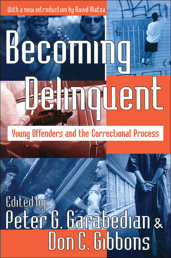 Becoming Delinquent With a new introduction by David Matza Becoming - photo 1