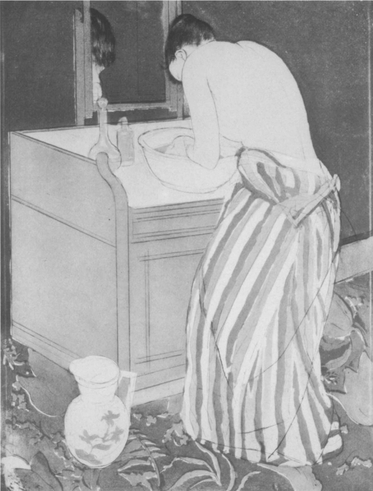 Plate 11 Cassatt Woman Bathing colour print with drypoint and soft-ground - photo 13