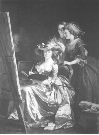 Plate 1 Labille-Guiard Portrait of Madame Labille-Guiard and her pupils oil - photo 3