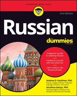 Kaufman Andrew D. - Russian for Dummies