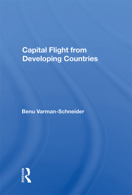 Benu Varman-Schneider Capital Flight From Developing Countries