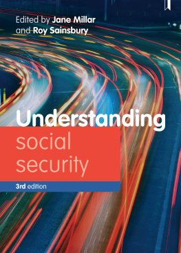 Jane Millar Understanding Social Security 3e: Issues for Policy and Practice