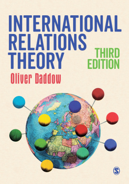 Oliver J. Daddow International Relations Theory