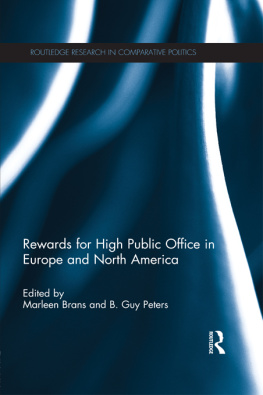 B. Guy Peters - Rewards for High Public Office in Europe and North America