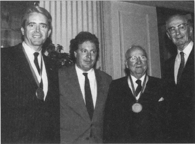 Stan and William K Reilly were presented with gold medals from the Americas - photo 4