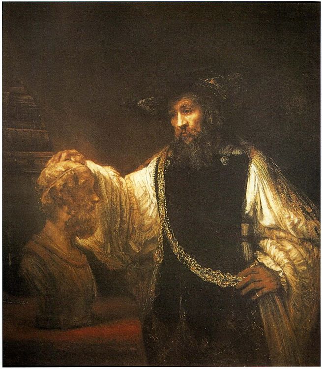 Aristote et le buste dHomre Cette composition de Rembrandt imagine Aristote - photo 4