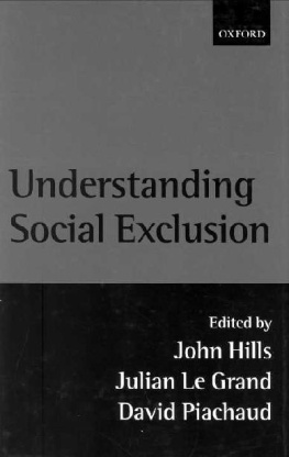 John Hills - Understanding Social Exclusion