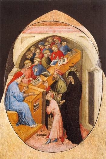 Saint Augustine Taken to School by Saint Monica by Niccol di Pietro 1413-15 - photo 8