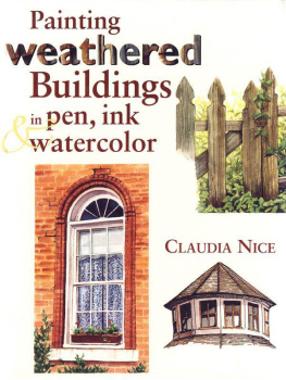 Nice Painting Weathered Buildings in Pen, Ink & Watercolor