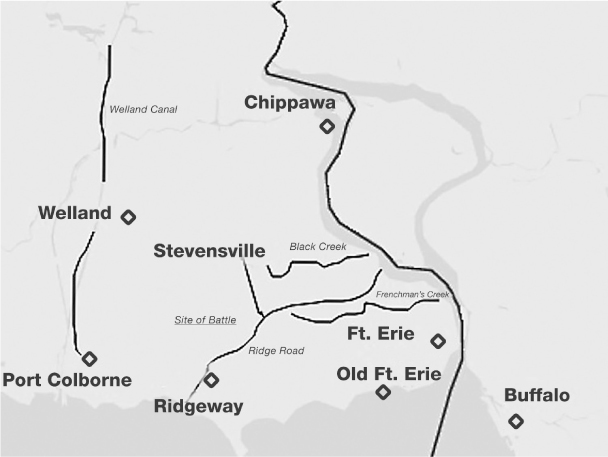 Map 3 Niagara Campaign Area Map 4 Canadian Movements Leading to the Battle - photo 5