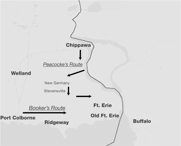 Map 4 Canadian Movements Leading to the Battle of Ridgeway Map 5 Battle of - photo 6