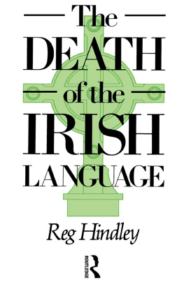 Reg Hindley The Death of the Irish Language