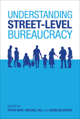 Peter Hupe Understanding Street-Level Bureaucracy