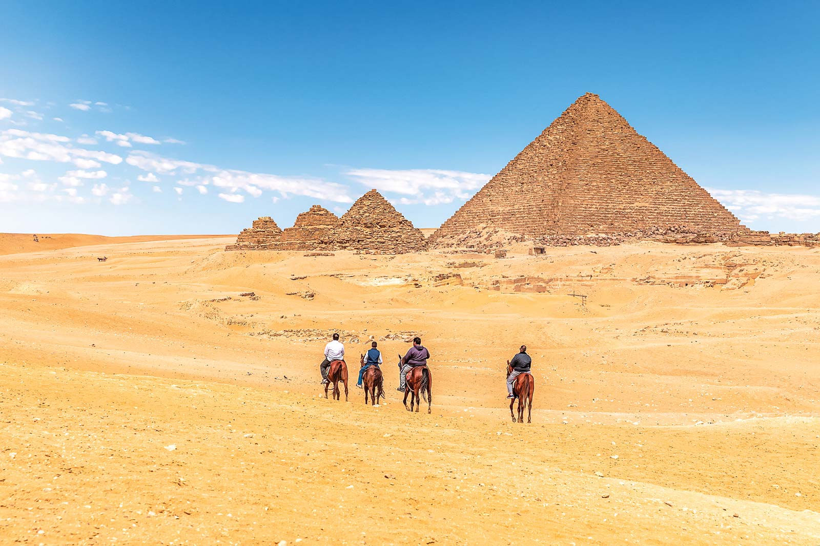 of Giza Gallop through the desert in the cool evening air alongside the only - photo 14