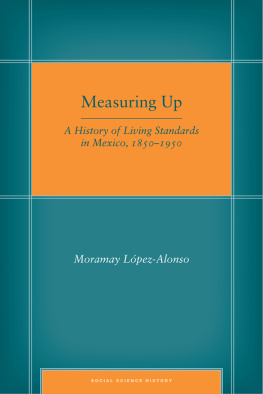 Moramay LÓPEZ-ALONSO Measuring up : a history of living standards in Mexico, 1850-1950