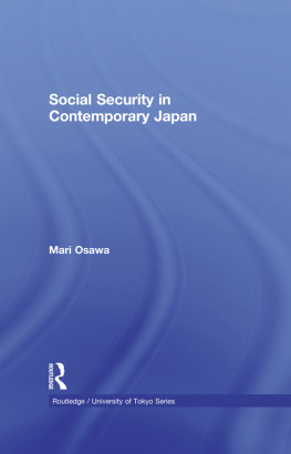 Mari Osawa Social Security in Contemporary Japan