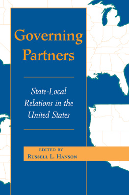 Russell L. Hanson - Governing Partners: State-Local Relations in the United States