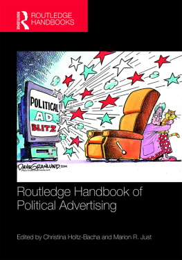 Christina Holtz-Bacha - Routledge Handbook of Political Advertising