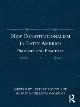 Anna Barrera New Constitutionalism in Latin America From a Comparative Perspective: A Step Towards Good Governance? : International Conference, German Institute of Global and Area Studies (GIGA, Hamburg), 25-26