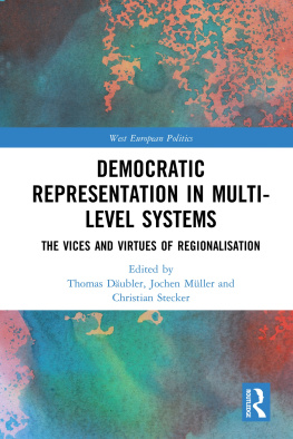 Thomas Däubler - Democratic Representation in Multi-level Systems