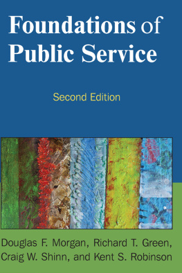 Douglas F. Morgan - Foundations of Public Service