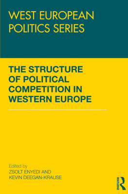 Zsolt Enyedi - The Structure of Political Competition in Western Europe