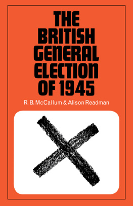 Alison Readman - The British general election of 1945