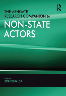 Bob Reinalda The Ashgate Research Companion to Non-State Actors