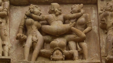 Sculptures at Khajuraho Madhya Pradesh Love does not ask about caste or - photo 2