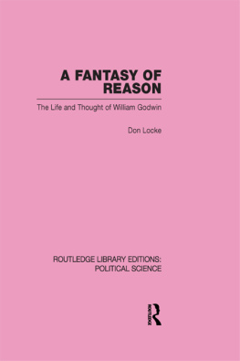 Don Locke - A fantasy of reason : the life and thought of William Godwin